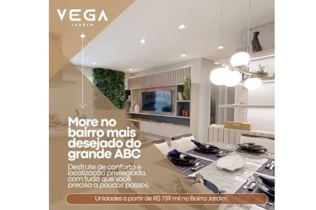 Apartamento com 2 Quartos à venda, 67m² no Jardim, Santo André