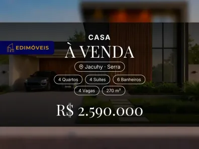 Casa com 4 Quartos à venda, 270m² no Jacuhy, Serra