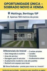 Sobrado com 3 Quartos à venda, 153m² no Maitinga, Bertioga