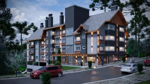 Cobertura com 2 Quartos à venda, 94m² no Residencial Aurora, Gramado