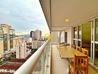 Apartamento com 3 Quartos à venda, 106m² no Gonzaga, Santos