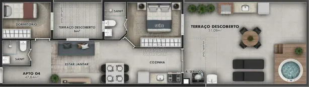 Cobertura com 2 Quartos à venda, 48m² no Vila Pires, Santo André