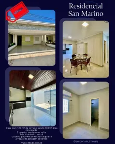 Casa de Condomínio com 3 Quartos à venda, 100m² no Parque Residencial das Nações Indígenas, Cuiabá
