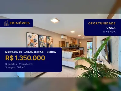 Casa com 3 Quartos à venda, 182m² no Morada de Laranjeiras, Serra