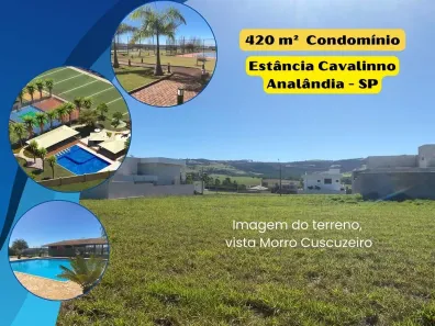 Lote/Terreno à venda, 420m² no Estância Cavalinno, Analândia