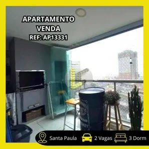 Apartamento com 3 Quartos à venda, 80m² no Osvaldo Cruz, São Caetano do Sul