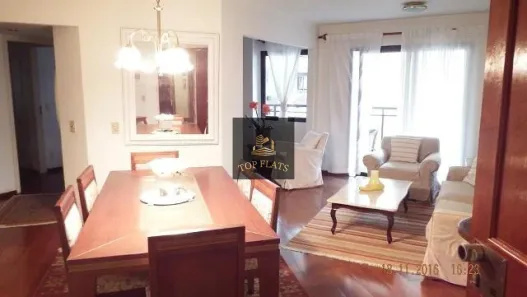 Flat com 3 Quartos para alugar, 130m² no Indianópolis, São Paulo