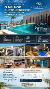 Apartamento com 1 Quarto à venda, 32m² no Bessa, João Pessoa
