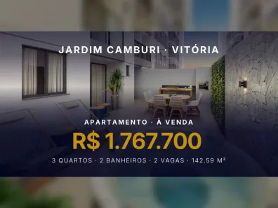 Apartamento com 3 Quartos à venda, 142m² no Jardim Camburi, Vitória