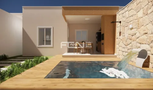 Casa de Condomínio com 2 Quartos à venda, 65m² no Jauá (Abrantes), Camaçari