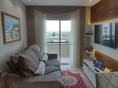 Apartamento com 2 Quartos para venda ou aluguel, 63m² no Parque Industrial, São José dos Campos