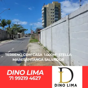 Casa com 4 Quartos para alugar, 1000m² no Stella Maris, Salvador