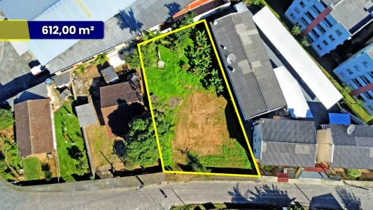 Lote/Terreno à venda, 612m² no Badenfurt, Blumenau