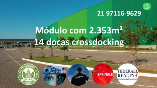 Galpão/Depósito/Armazém para alugar, 2325m² no Vila São João, Queimados