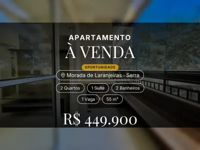 Apartamento com 2 Quartos à venda, 55m² no Morada de Laranjeiras, Serra