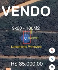 Lote/Terreno à venda, 180m² no Primavera, Vitória da Conquista