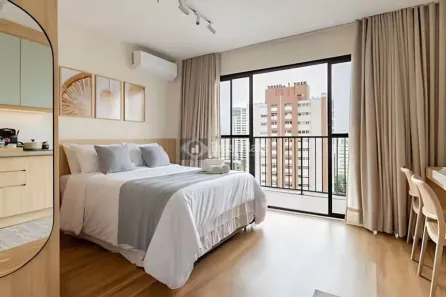 Apartamento com 1 Quarto para alugar, 27m² no Água Branca, São Paulo
