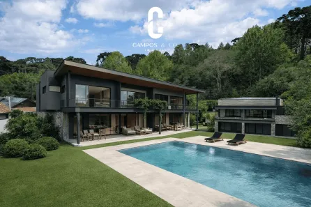 Casa de Condomínio com 7 Quartos à venda, 1200m² no Loteamento Veu da Noiva, Campos do Jordão