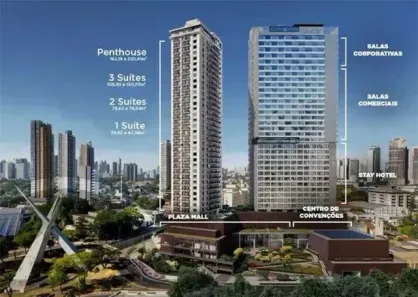 Apartamento com 2 Quartos para alugar, 70m² no Setor Marista, Goiânia