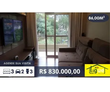 Apartamento com 3 Quartos à venda, 86m² no Vila São Francisco, São Paulo