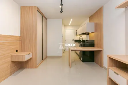 Apartamento com 1 Quarto para alugar, 22m² no Centro, Curitiba