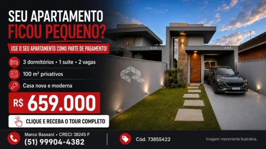 Casa com 3 Quartos à venda, 100m² no Cristo Rei, São Leopoldo