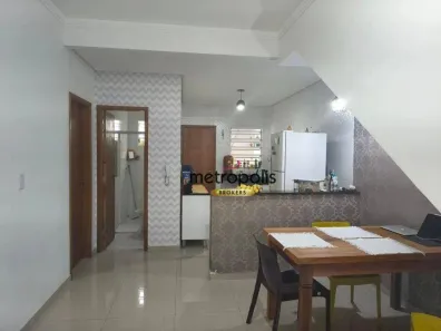 Casa de Condomínio com 2 Quartos à venda, 60m² no Sítio do Campo, Praia Grande