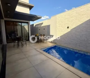 Casa de Condomínio com 3 Quartos para alugar, 215m² no Laranjeiras, Uberlândia