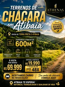 Lote/Terreno à venda, 600m² no Residencial Parque Itapetinga, Atibaia