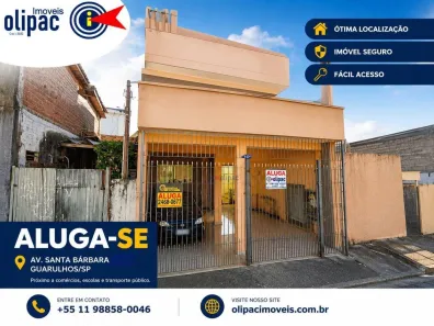 Casa com 1 Quarto para alugar, 75m² no Jardim Santa Bárbara, Guarulhos