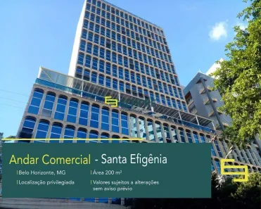 Sala Comercial para alugar, 200m² no Santa Efigênia, Belo Horizonte
