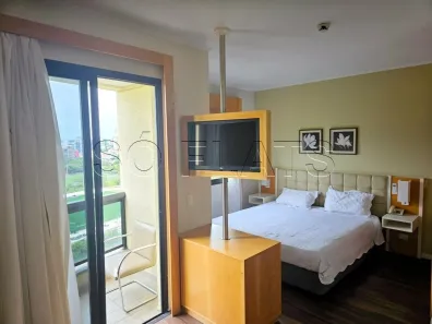 Flat com 1 Quarto para alugar, 27m² no Jardim Anália Franco, São Paulo