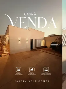 Casa com 3 Quartos à venda, 125m² no Jardim Nenê Gomes, Uberaba