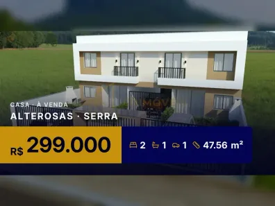 Casa com 2 Quartos à venda, 47m² no Alterosas, Serra