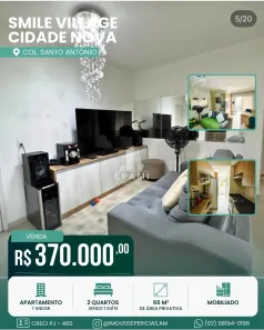 Apartamento com 2 Quartos à venda, 66m² no Monte das Oliveiras, Manaus
