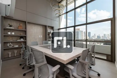 Sala Comercial para alugar, 210m² no Cidade Monções, São Paulo