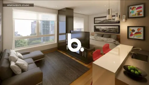 Apartamento com 1 Quarto para alugar, 33m² no Moinhos de Vento, Porto Alegre