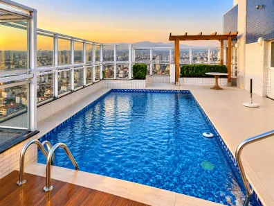 Apartamento com 1 Quarto para alugar, 52m² no Embaré, Santos