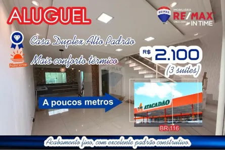 Apartamento com 3 Quartos para alugar, 125m² no Jatobá, Vitória da Conquista