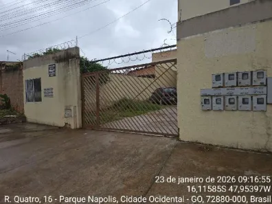 Apartamento com 2 Quartos à venda, 50m² no Parque Nápolis A, Cidade Ocidental