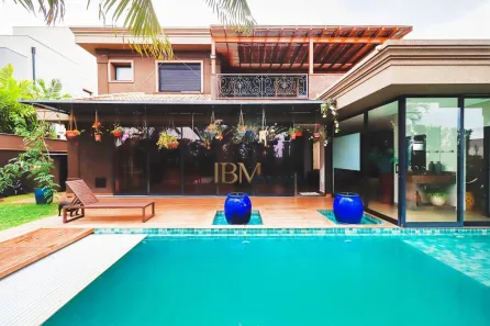 Casa de Condomínio com 4 Quartos para venda ou aluguel, 455m² no Residencial e Empresarial Alphaville, Ribeirão Preto
