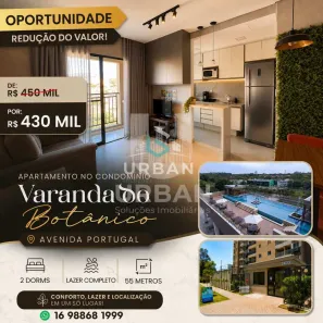 Apartamento com 2 Quartos à venda, 54m² no Santa Cruz do José Jacques, Ribeirão Preto