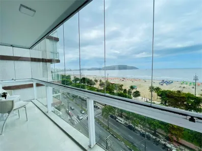 Apartamento com 3 Quartos para venda ou aluguel, 127m² no Gonzaga, Santos