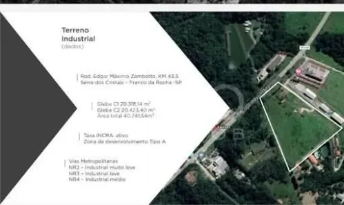 Galpão/Depósito/Armazém à venda, 40742m² no Glebas, Franco da Rocha