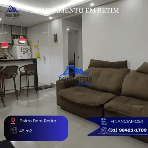 Apartamento com 2 Quartos à venda, 48m² no Bom Retiro, Betim