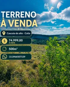 Lote/Terreno à venda, 500m² no Centro (Caucaia do Alto), Cotia