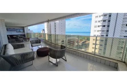 Apartamento com 5 Quartos para alugar, 311m² no Altiplano Cabo Branco, João Pessoa