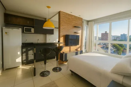 Apartamento com 1 Quarto para alugar, 28m² no Bucarein, Joinville