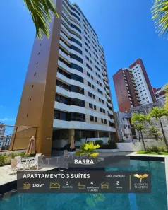 Apartamento com 3 Quartos à venda, 145m² no Barra, Salvador