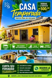 Casa com 2 Quartos para alugar, 800m² no Barra do Jacuípe, Camaçari